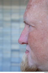 Nose Man White Casual Chubby Street photo references